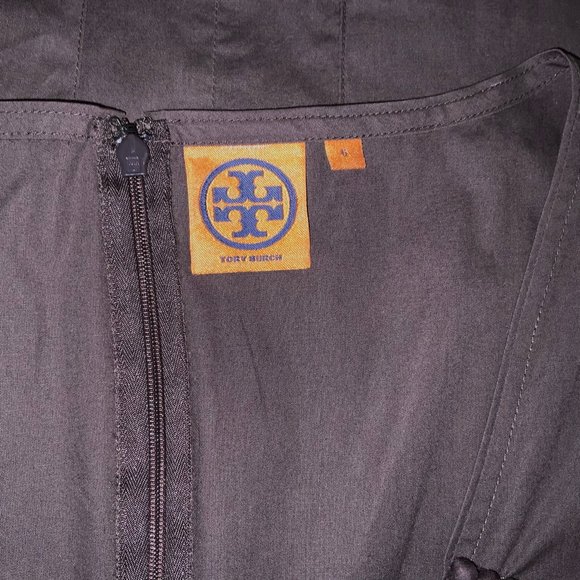 Tory Burch Embroidered Appliqué Sleeveless Long Top Tank Tunic Cotton Large - Picture 8 of 8